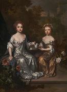Portrait of Henrietta and Mary Hyde Willem Wissing